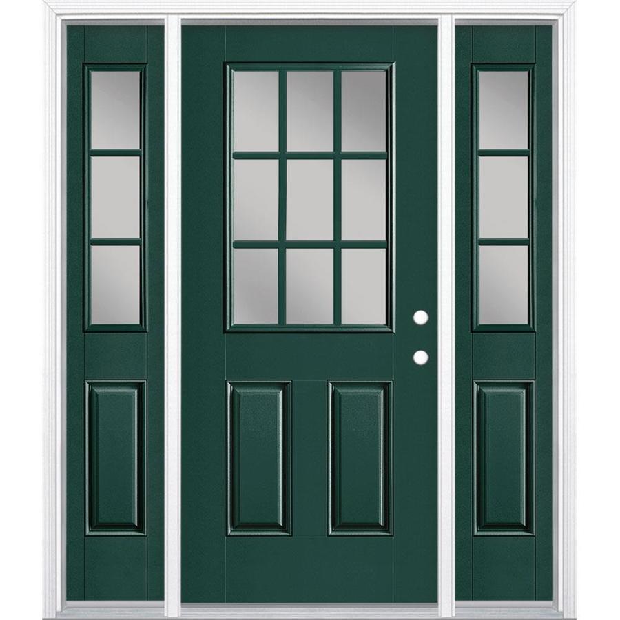 Masonite Half Lite External Grille Left Hand Inswing Evergreen