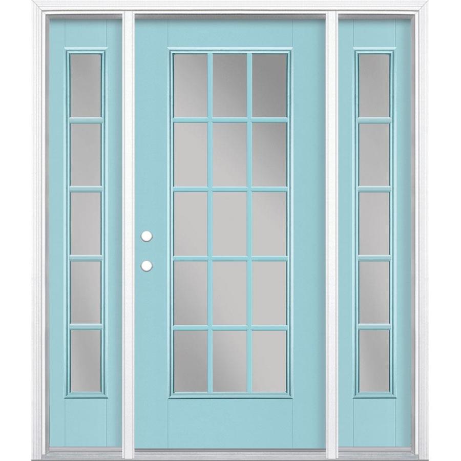 Masonite Full Lite External Grille Right Hand Inswing Caribbean