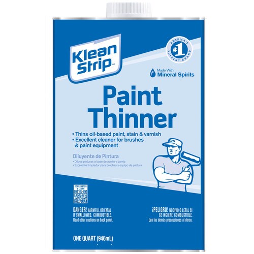 Klean Strip 32 Fl Oz Fast To Dissolve Paint Thinner In The Paint 030192940334xl
