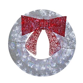 holiday living 36 in pre lit cool white sequin artificial christmas wreath with multicolor - Pre Lit Outdoor Christmas Wreaths holiday living 36 in pre lit cool white sequin artificial christmas wreath with multicolor - Pre Lit Outdoor Christmas Wreaths