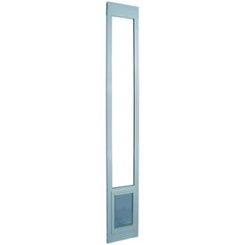 UPC 030559230009 product image for Small White Aluminum Sliding Pet Door (Actual: 7-in x 5-in) | upcitemdb.com