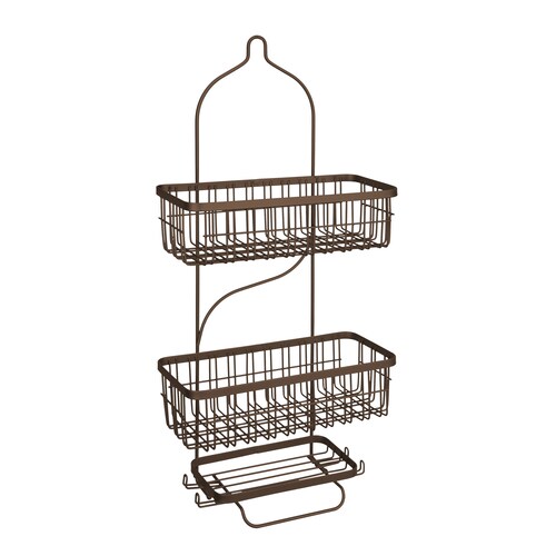 Style Selections 25.5in H Over the Showerhead Steel Oil Rubbed Bronze