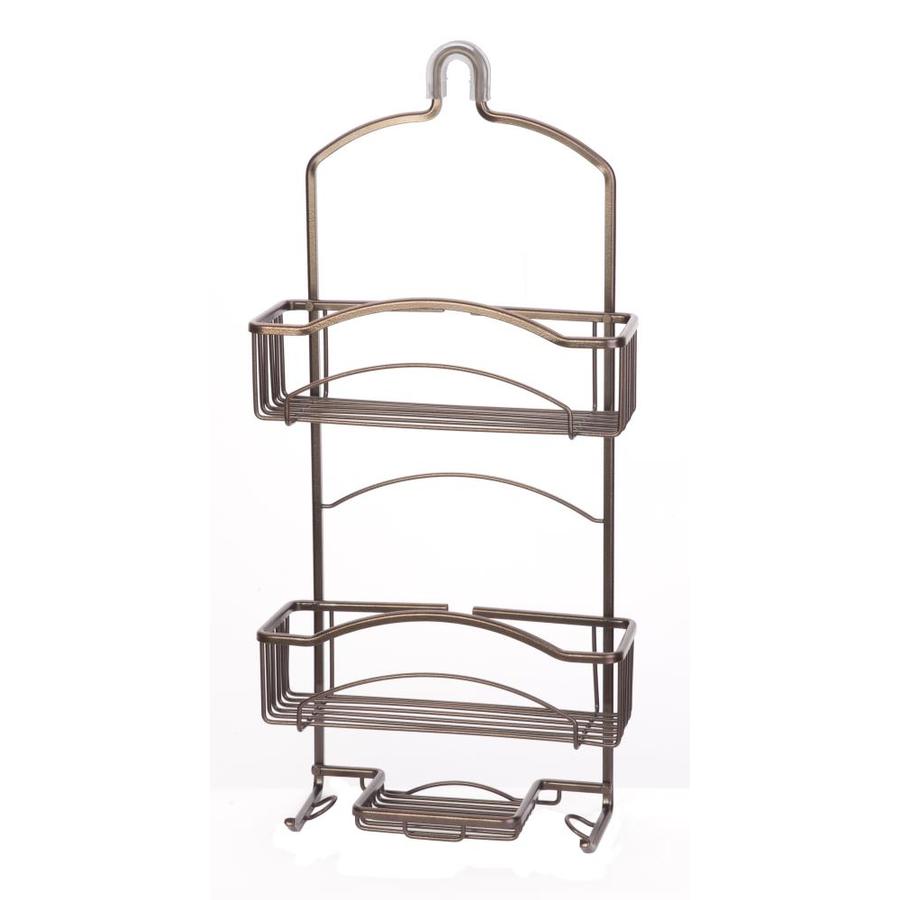 2 Shelf Shower Caddy Aluminum Oil Rubbed Bronze In The Hanging Shower Caddies Department At 8670