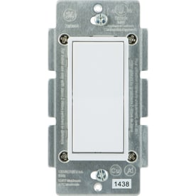 UPC 030878127233 product image for GE 15-Amp White Combination Decorator Light Switch (Works with Iris) | upcitemdb.com