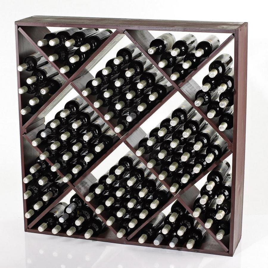 Wine Enthusiast Professional 120-Bottle Mahogany Wine Chiller