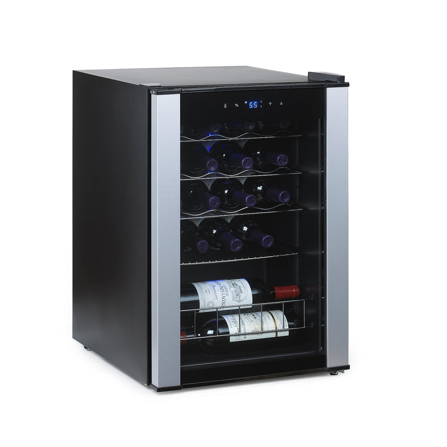 Wine Enthusiast 6-Bottle Capacity Stainless Steel Freestanding Wine