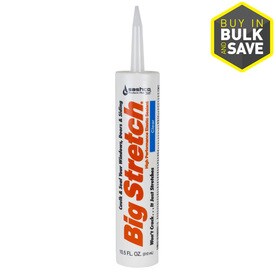 Big Stretch 10.5-fl oz Clear Paintable Latex Caulk
