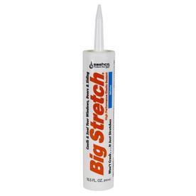 10.5 oz. White Acrylic Rubber Sealant, Sashco, 10016