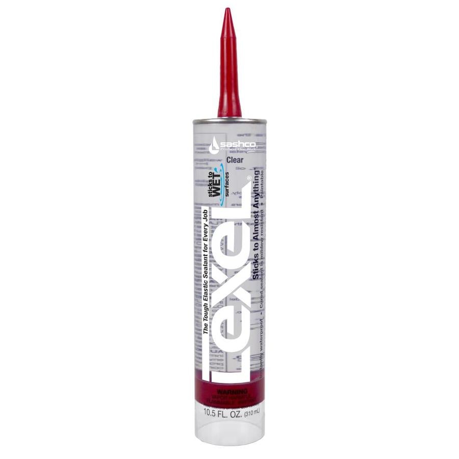 Shop Lexel 10.5-fl oz Clear Paintable Solvent Caulk at 