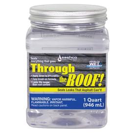 Through the Roof! 32-fl oz Clear Paintable Solvent Caulk