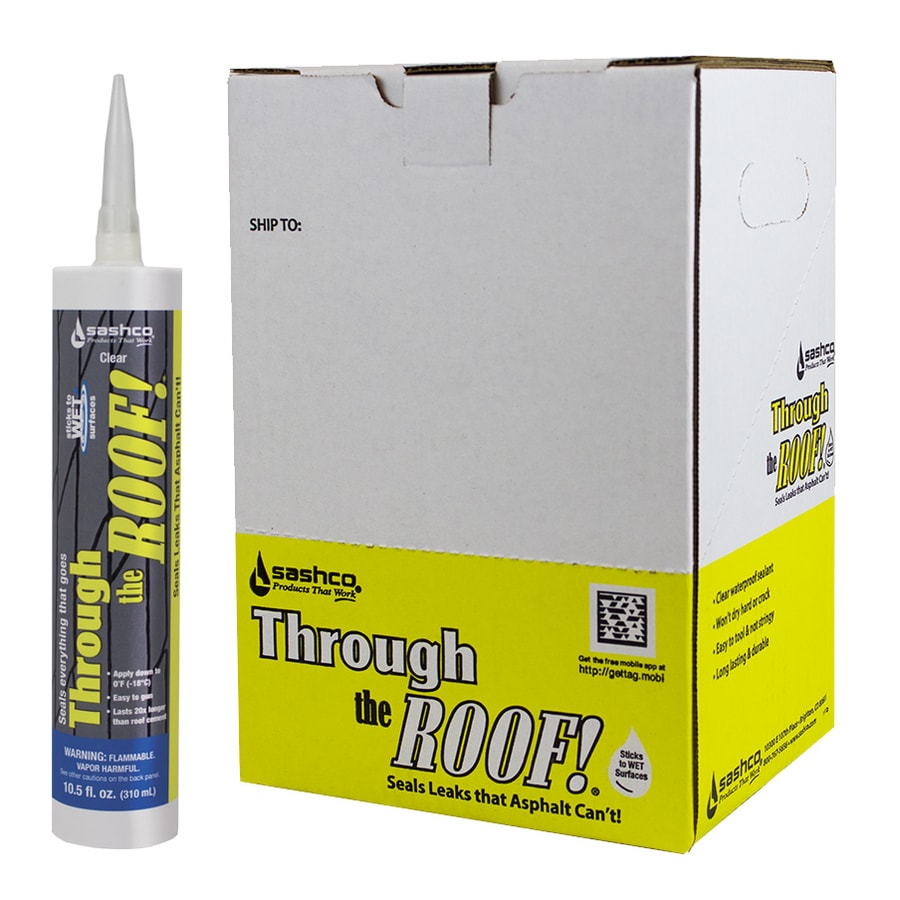 Through the Roof! 10.5oz Clear Paintable SolventBased Specialty Caulk