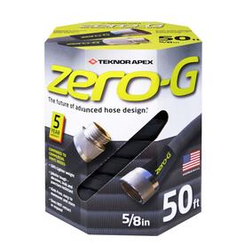 Teknor 50 Ft Zero-g TEK400150PDQ Lightweight Kink-Free Garden Hose