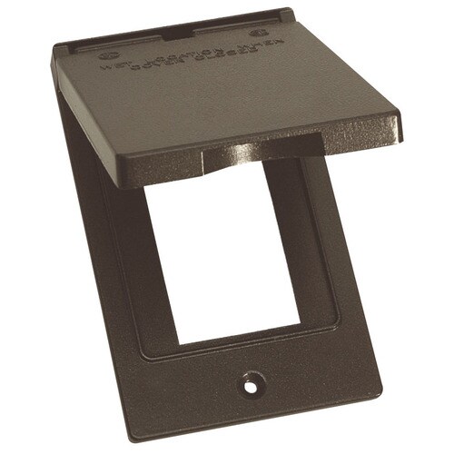 Sigma Electric Metallic Gray 1Outlet Weatherproof Electrical Outlet