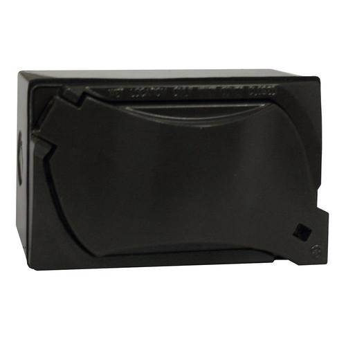 Sigma Electric Weatherproof Receptacle Kit 1Gang Bronze Metal