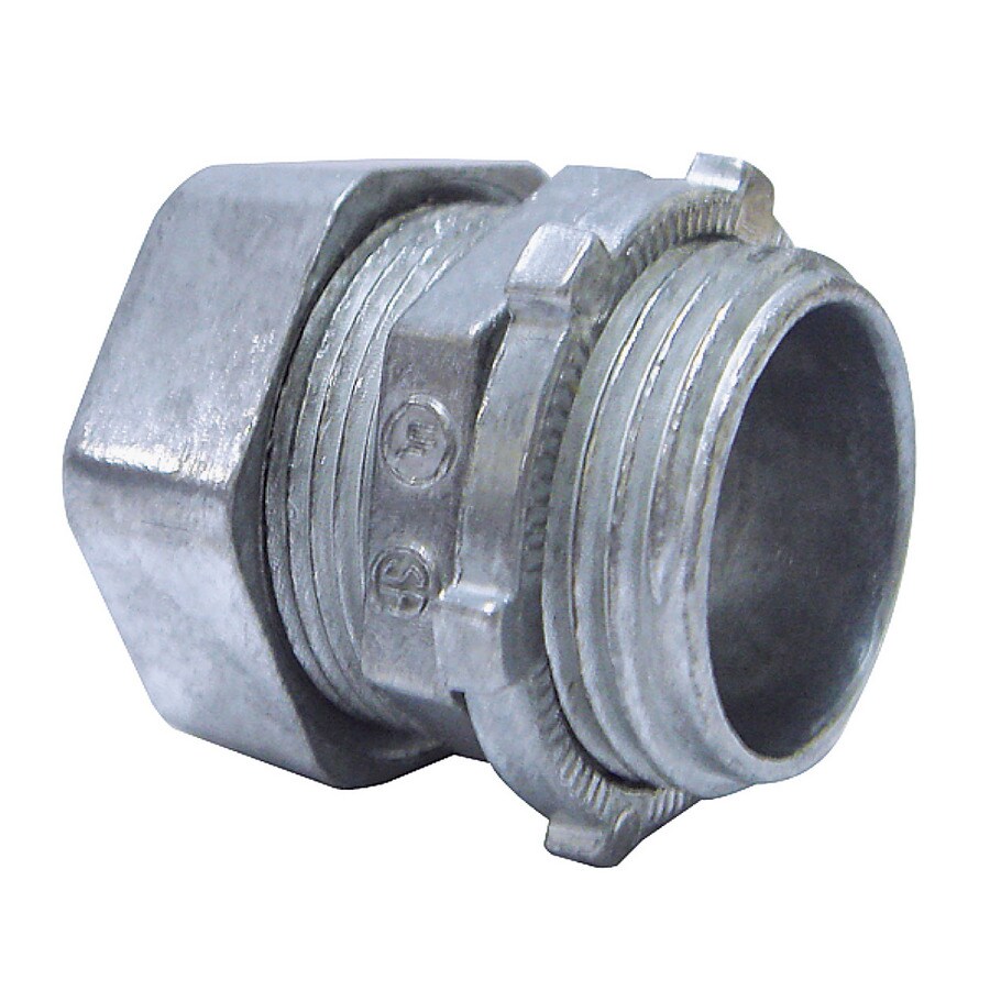 Sigma Electric Proconnex 3 4 In Compression Connector Conduit Fittings 2 Pack In The Conduit Fittings Department At Lowes Com