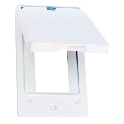 Sigma Electric Metallic White Cast Metal 1 Outlet Sigma Electric Metallic White Cast Metal 1 Outlet