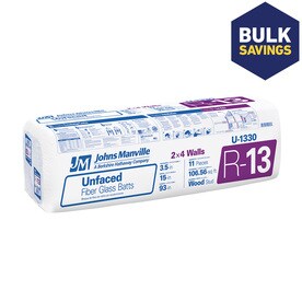 GTIN 031979109562 product image for Johns Manville 11-Pack R-13 Fiberglass Insulation (7-ft 9-in L X 15-in W X 3-1/2 | upcitemdb.com