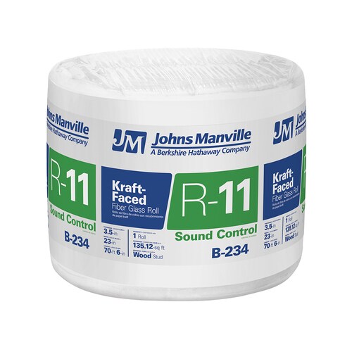 Johns Manville R11 135.12sq ft Single Faced Fiberglass Roll