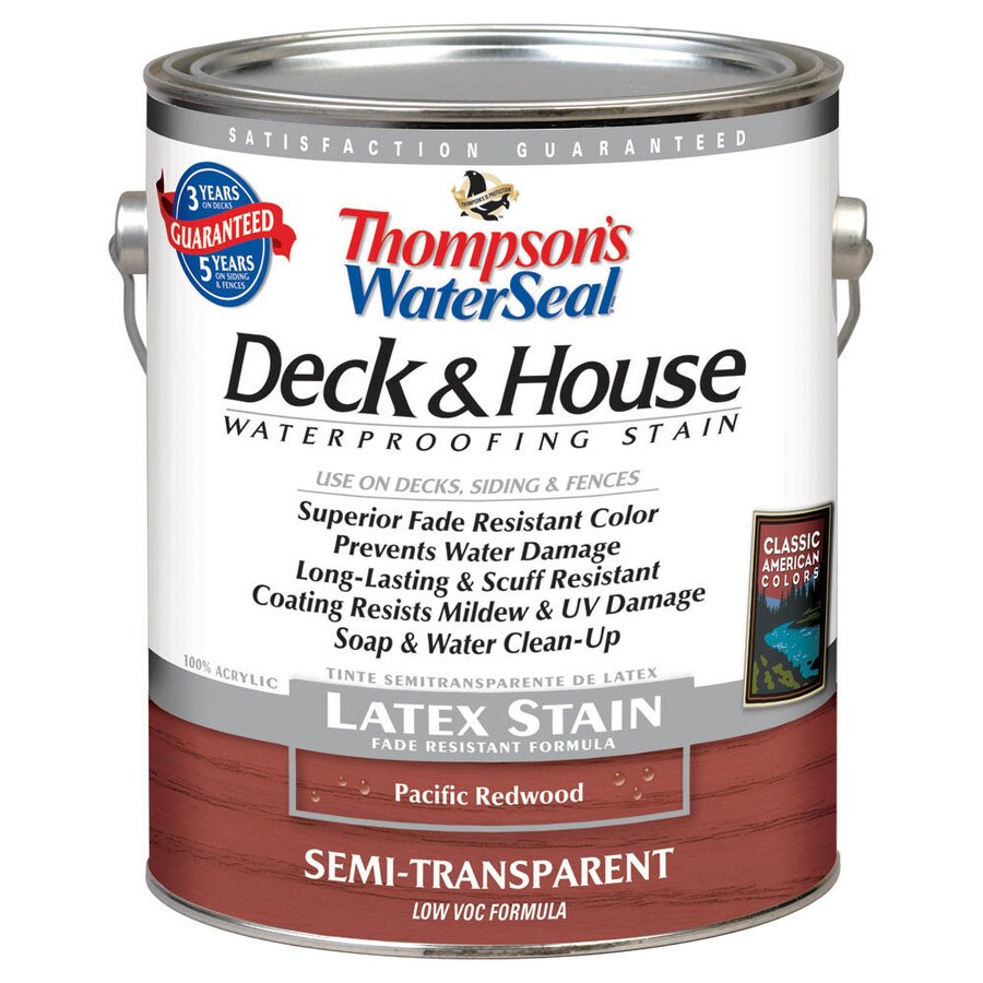 Thompson's WaterSeal Semi-Transparent Waterproofing Wood Stain and