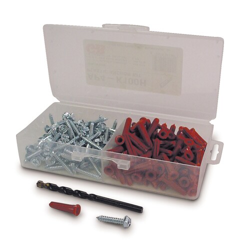 Gardner Bender 100-Pack Concrete Anchors (Drill Bit Included) in the ...