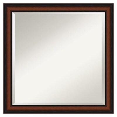 Cyprus Walnut Frame Collection Bathroom Mirrors At Lowes Cyprus Walnut Frame Collection Bathroom