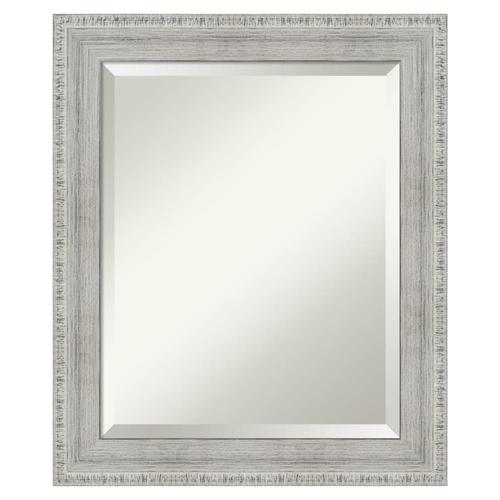 Amanti Art Rustic White Wash Wood Frame Collection 20.38in Distressed