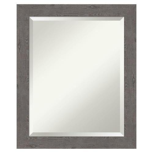 Amanti Art Rustic Plank Grey Frame Collection 19 25 In Distressed
