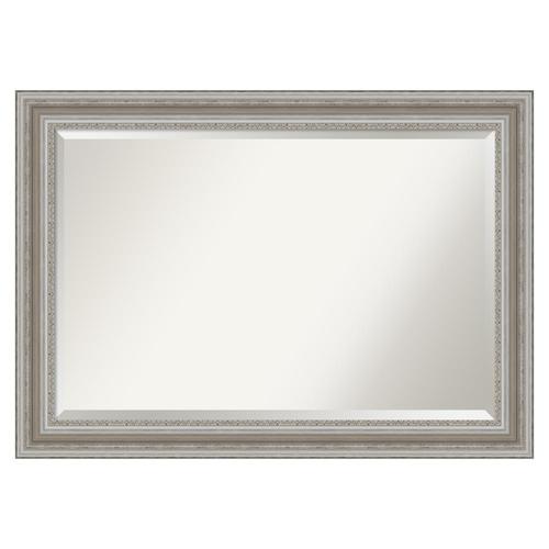 Amanti Art Parlor Silver Frame Collection 41.5-in Antique Silver ...