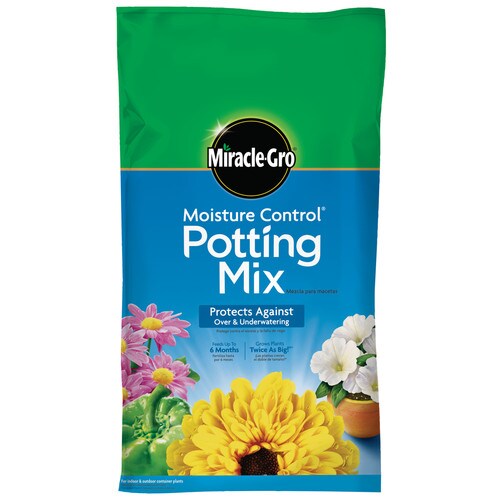 Miracle-Gro Moisture Control 50-Quart Potting Soil Mix in the Soil ...