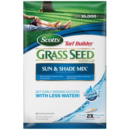 Scotts Turf Builder 40 Lb Bluegrass Grass Seed In The Grass Seed Department At 