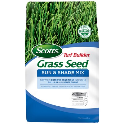 Scotts Turf Builder Sun And Shade Mix 20 Lb Mixture Blend Grass
