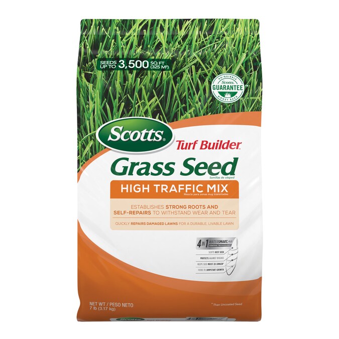 Scotts Turf Builder Grass Seed High Traffic Mix 7 lb Mixture Blend scotts-turf-builder-grass-seed-high-traffic-mix-7-lb-mixture-blend
