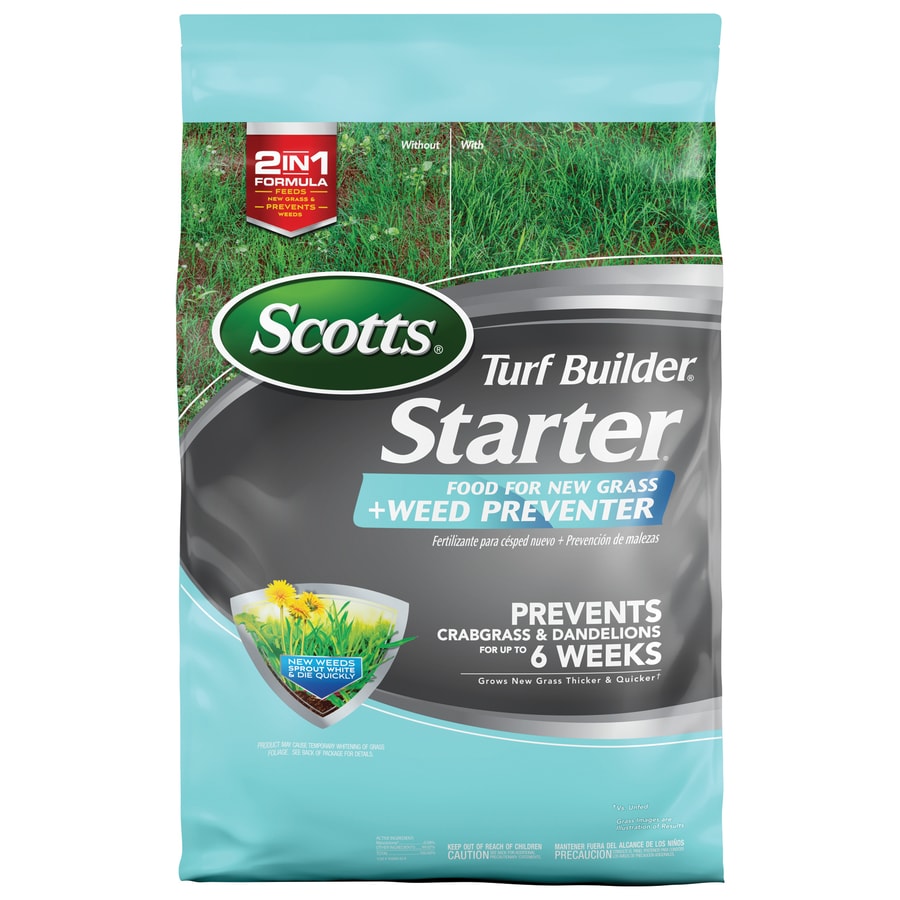 Scotts Starter Plus Weed Preventer 21.52-lb 5000-sq ft 21-22-4 Lawn