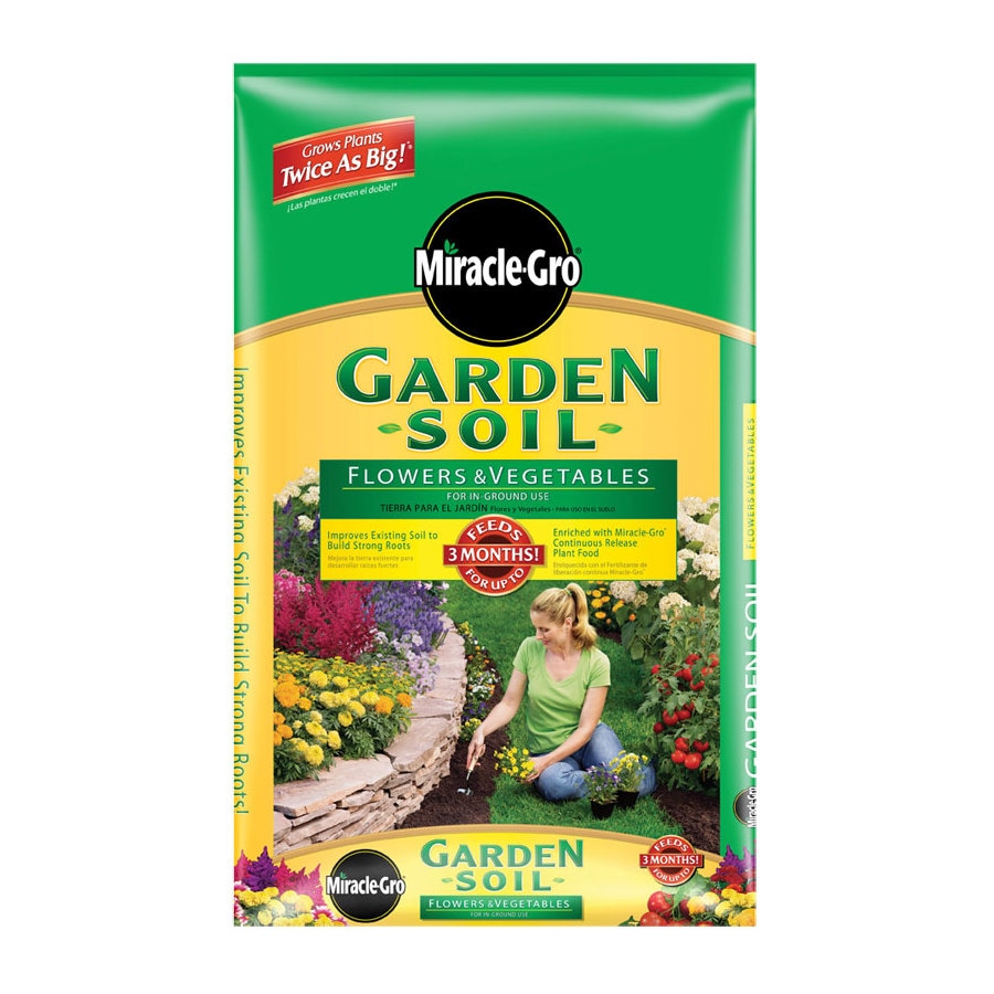 Miracle-Gro 73451400 Flower and Vegetable Garden Soil