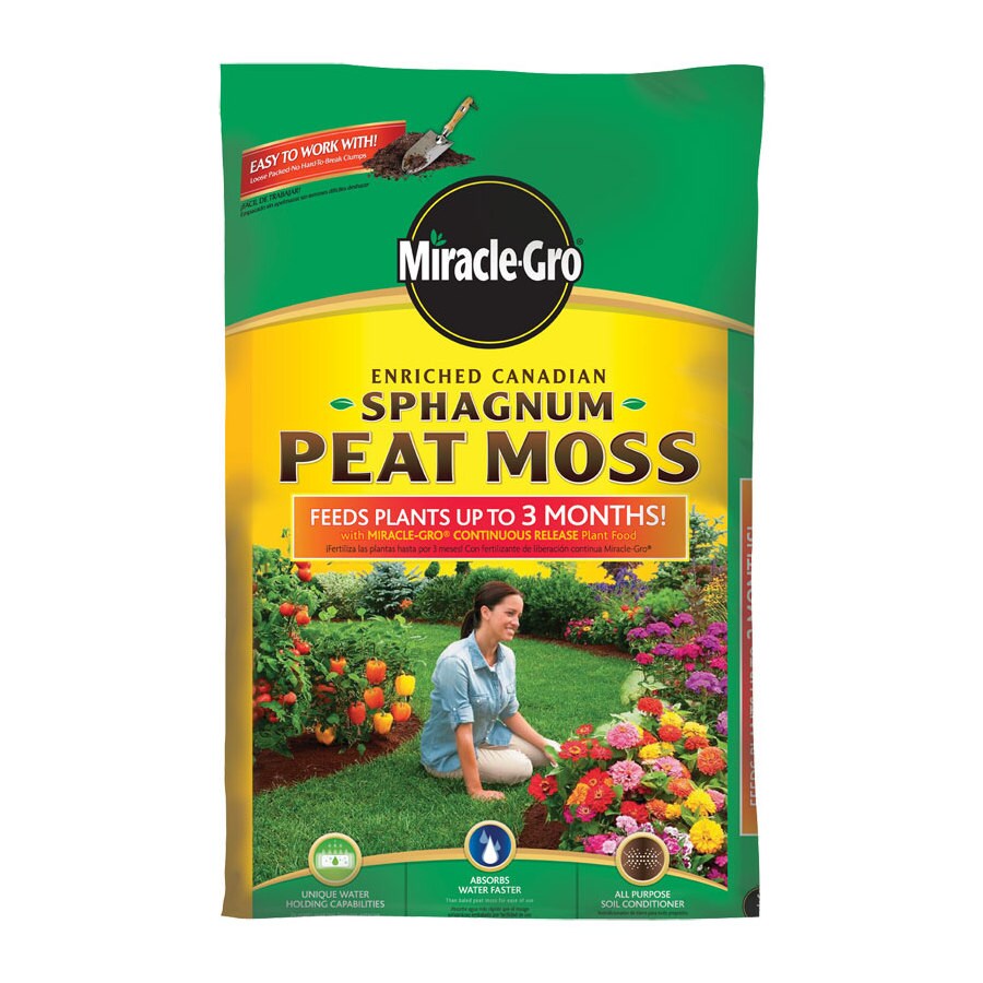 Miracle-Gro 2-CU FT SPHGNUM PEAT MOSS MIR- at Lowes.com
