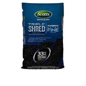 Scotts Nature Scapes Triple Shred 1.5-cu ft Black Mulch