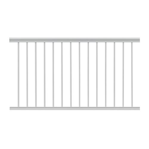 Gilpin Summit 5-ft x 2.5-in x 33-in White Aluminum Deck Rail with ...