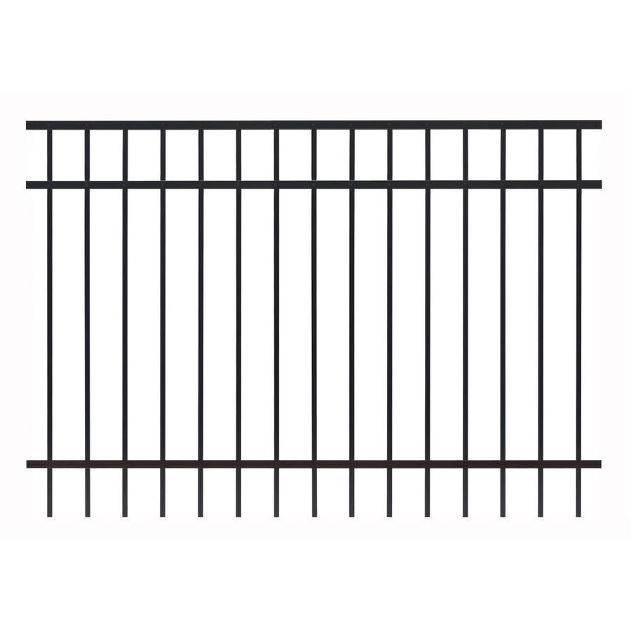 Gilpin Legacy standard 5ft H x 6ft W Black Aluminum FlatTop