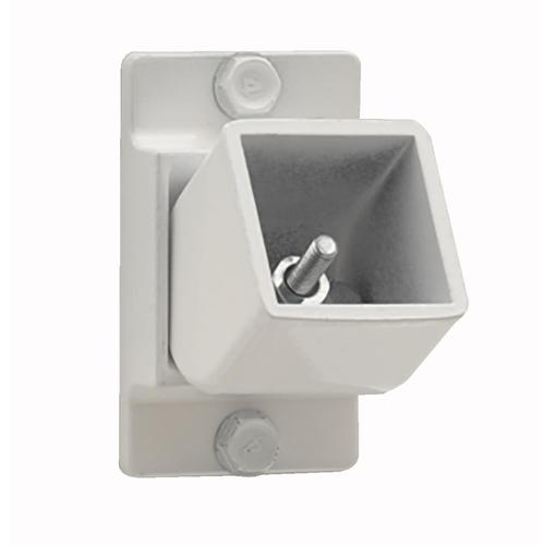 Gilpin Standard White Metal Fence Swivel Bracket Decorative Metal Fence