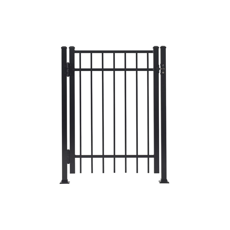 Gilpin Legacy standard 3-ft H x 6-ft W White Aluminum Walk-Thru Gate in ...