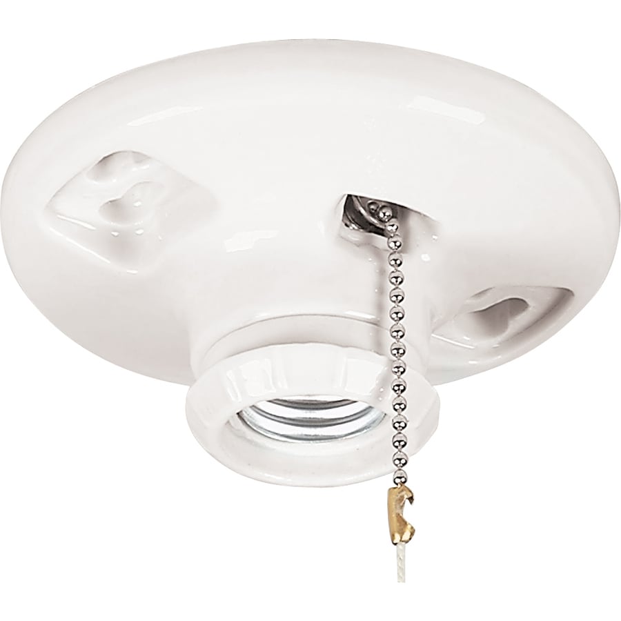 Eaton 660 Watt White Hard Wired Ceiling Socket At Lowes Com