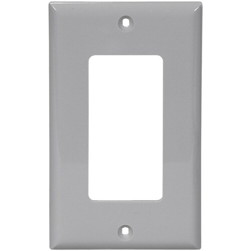 Eaton 1Gang Gray Decorator Wall Plate in the Wall Plates department at