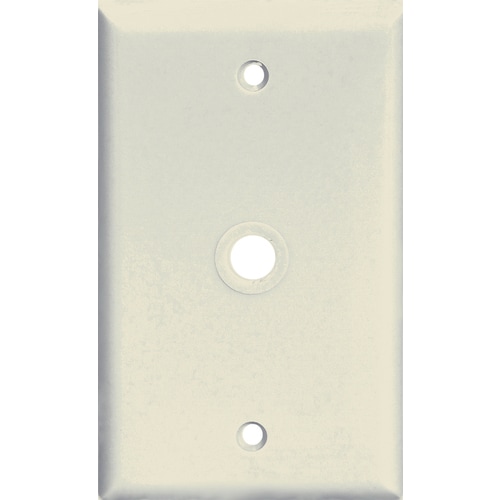 Cooper Wiring Devices 1 Gang Coaxial Almond Wall Plate At Lowes Gang Coaxial Almond Wall Plate At Lowes