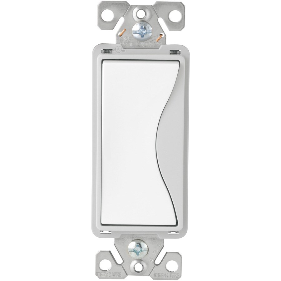 Cooper Wiring Devices 9514WS 15-Amp Aspire White Satin 4-Way Decorator Light Switch