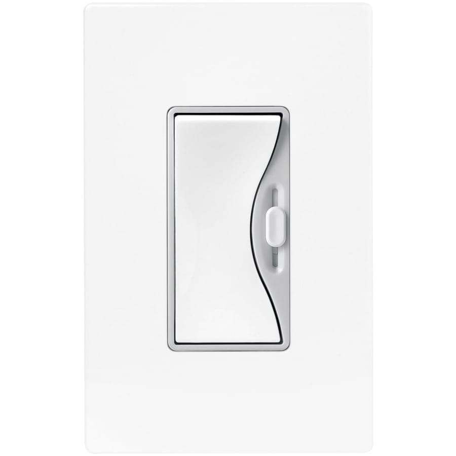 Eaton Aspire SinglePole/3Way White Satin Decorator Light Dimmer in