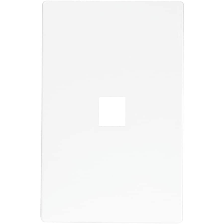 Eaton Aspire 1-Gang White Satin Wall Plate