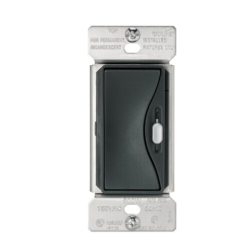 Cooper Wiring Devices ASPIRE 8-Amp Silver Granite Digital Dimmer at