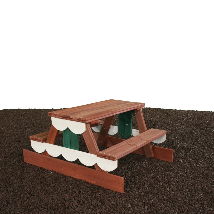 Swing-N-Slide Residential Wood Playset Picnic Table at 
