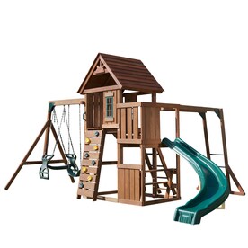 Wood Playsets Swing Sets At Lowes Com