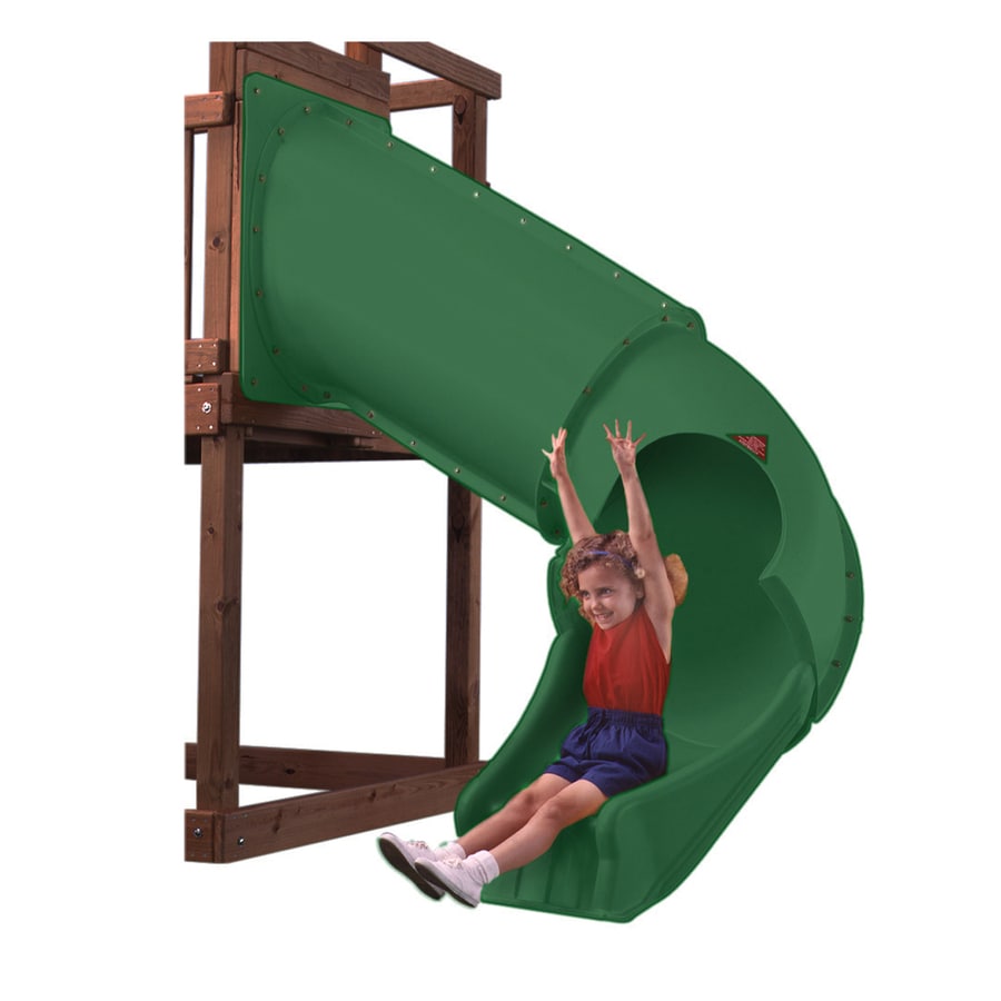 Swing-N-Slide NE 4680-T Twister Tube Slide for 4-ft Platform - Durable Plastic Construction - ASTM Safety Standards Compliant